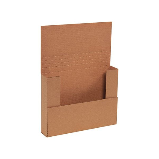 11 1/8 x 8-5/8 x 2'' Kraft Easy-Fold Mailers, 50PK