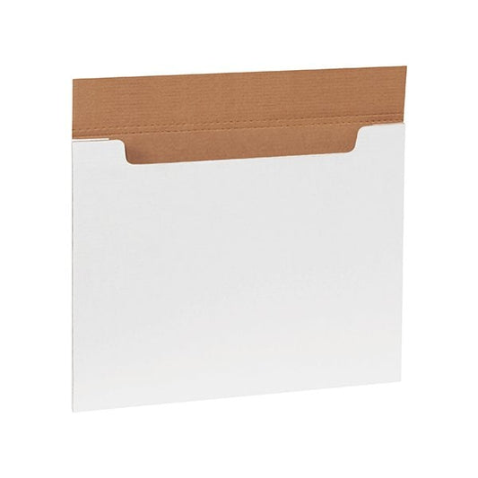 20 x 16 x 1/4'' White Jumbo Fold-Over Mailers, 20PK