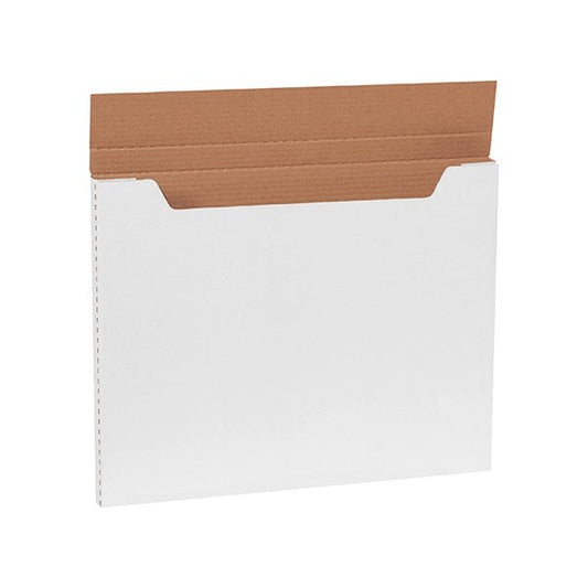 20 x 16 x 1'' White Jumbo Fold-Over Mailers, 20PK