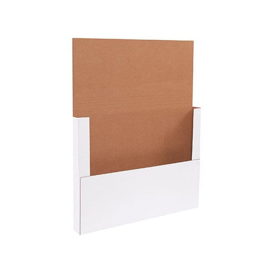 24 x 18 x 2'' White Easy-Fold Mailers, 50PK