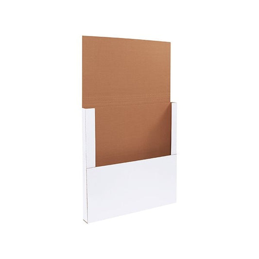 24 x 24 x 2'' White Easy-Fold Mailers, 20PK