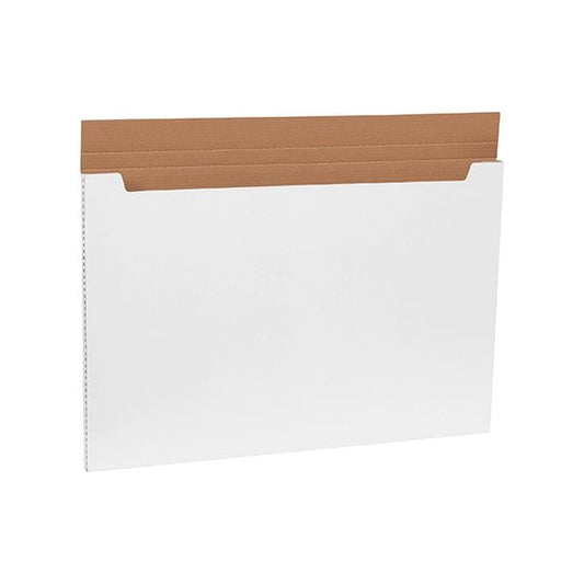 36 x 24 x 1'' White Jumbo Fold-Over Mailers, 20PK