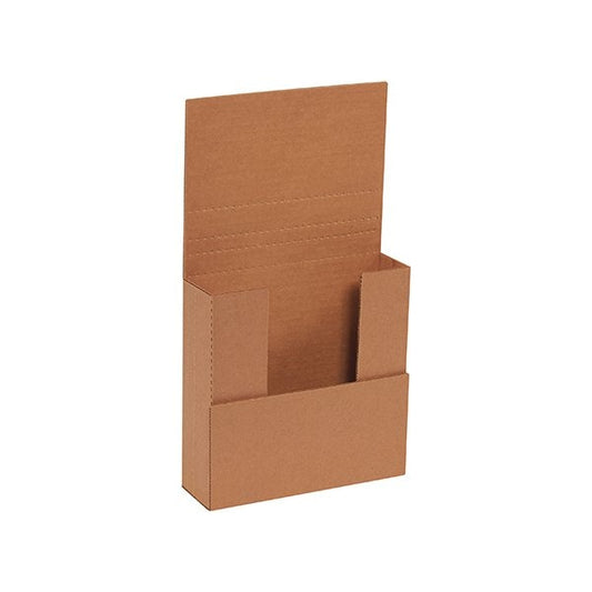 7-1/2 x 7-1/2 x 2'' Kraft Easy-Fold Mailers, 50PK