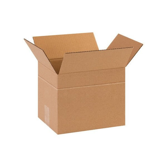 10 x 8 x 8'' Multi-Depth Corrugated Boxes, 25PK