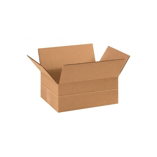 11-3/4 x 8-3/4 x 4-3/4'' Multi-Depth Corrugated Boxes, 25PK