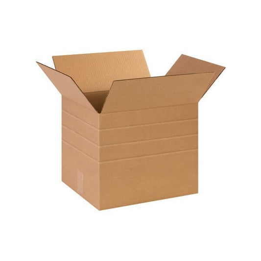 14 x 12 x 12'' Multi-Depth Corrugated Boxes, 25PK