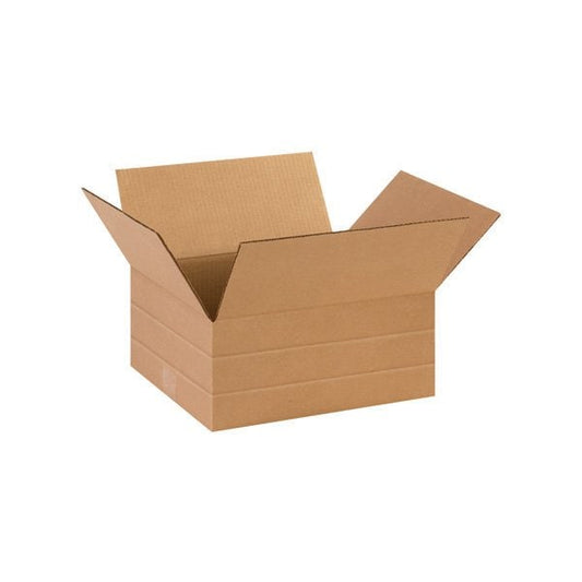 14 x 10 x 6'' Multi-Depth Corrugated Boxes, 25PK