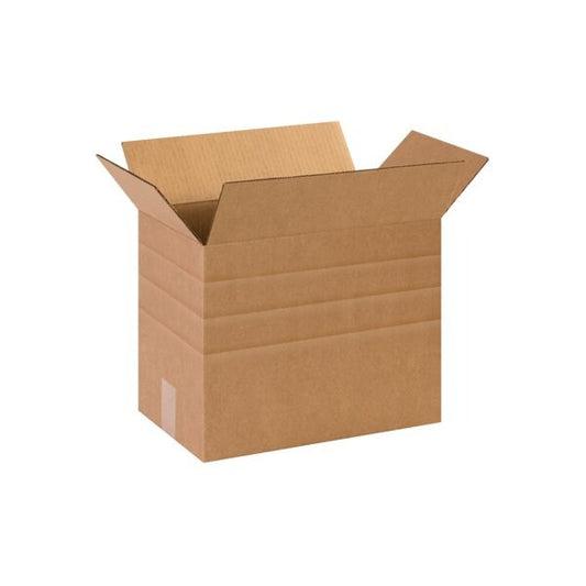 14-1/2 x 8-3/4 x 12'' Multi-Depth Corrugated Boxes, 25PK
