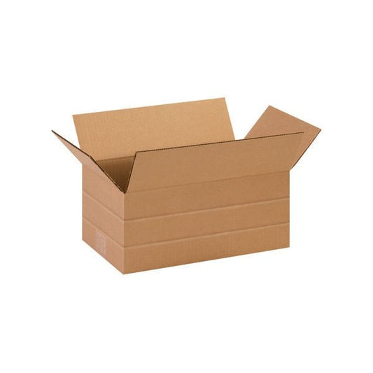 14 x 8 x 6'' Multi-Depth Corrugated Boxes, 25PK
