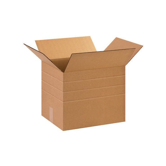 15 x 12 x 12'' Multi-Depth Corrugated Boxes, 25PK