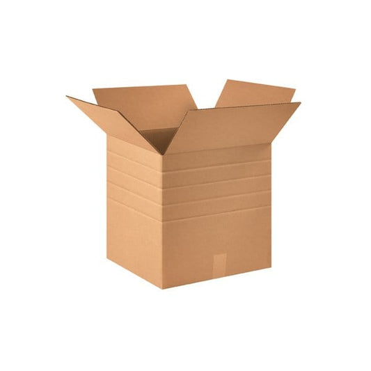16 x 16 x 16'' Multi-Depth Corrugated Boxes, 10PK