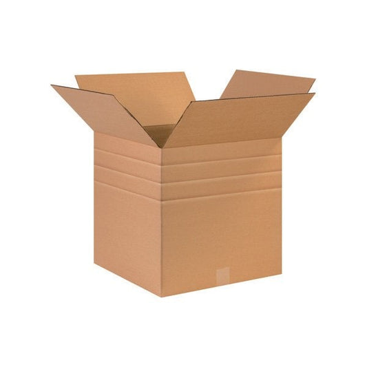 17 x 17 x 17'' Multi-Depth Corrugated Boxes, 25PK