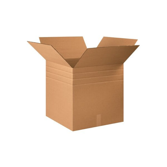 22 x 22 x 22'' Multi-Depth Corrugated Boxes, 10PK