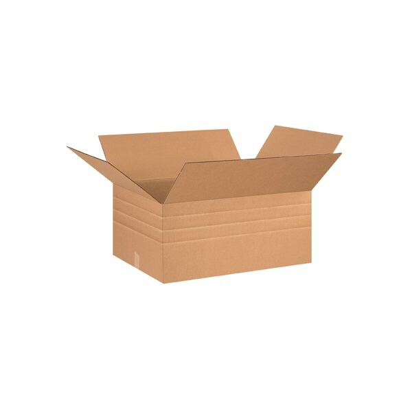 26 x 20 x 12'' Multi-Depth Corrugated Boxes, 10PK