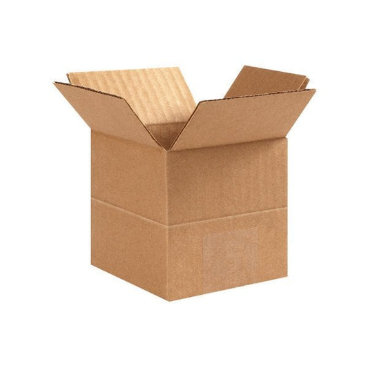 4 x 4 x 4'' Multi-Depth Corrugated Boxes, 25PK