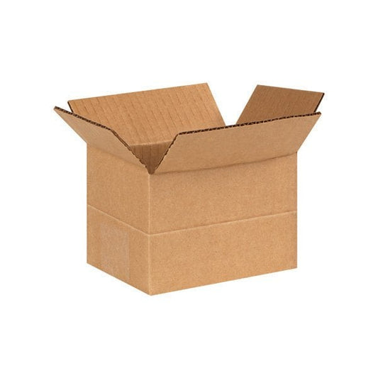 6'' x 4'' x 4'' Multi-Depth Corrugated Boxes, 25PK