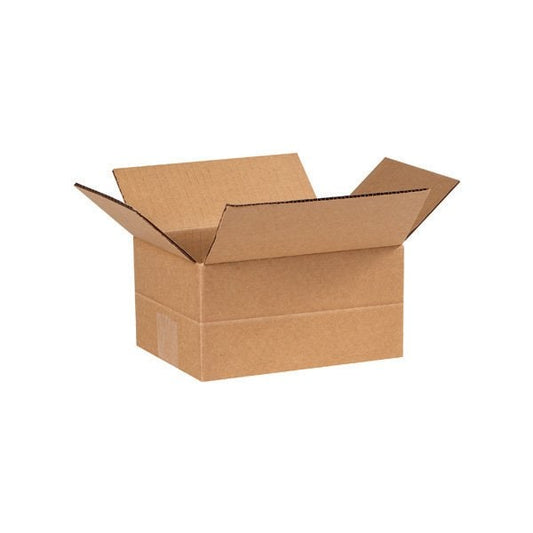 8 x 6 x 4'' Multi-Depth Corrugated Boxes, 25PK