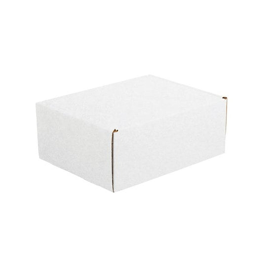 11 1/8 x 8-3/4 x 4'' White Deluxe Literature Mailers, 50PK