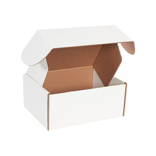 11 1/8 x 8-3/4 x 5'' White Deluxe Literature Mailers, 50PK