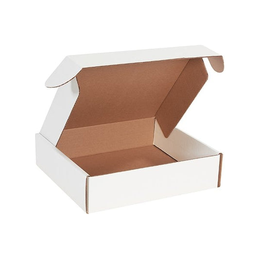 12 x 11 x 3'' White Deluxe Literature Mailers, 50PK
