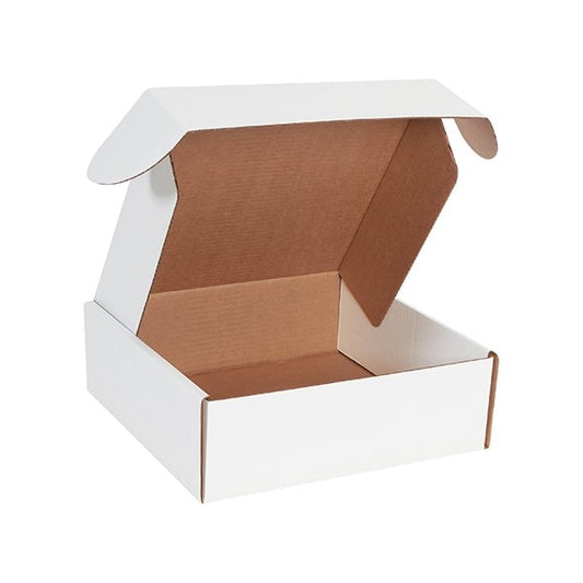12 x 12 x 4'' White Deluxe Literature Mailers, 50PK