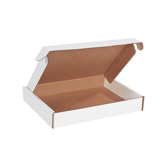 13 x 10 x 2'' White Deluxe Literature Mailers, 50PK