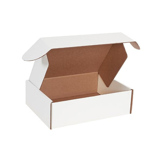 13 x 10 x 4'' White Deluxe Literature Mailers, 50PK