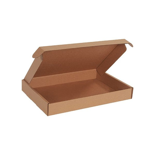 15 1/8 x 11 1/8 x 2'' Kraft Deluxe Literature Mailer, 50PK
