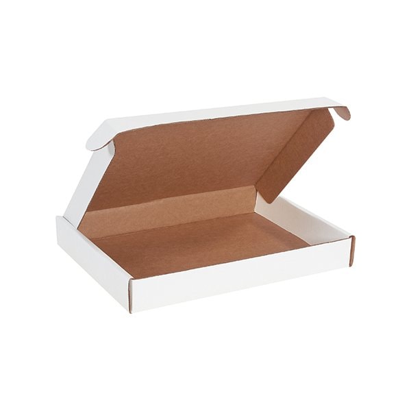 15 1/8 x 11 1/8 x 2'' White Deluxe Literature Mailers, 50PK