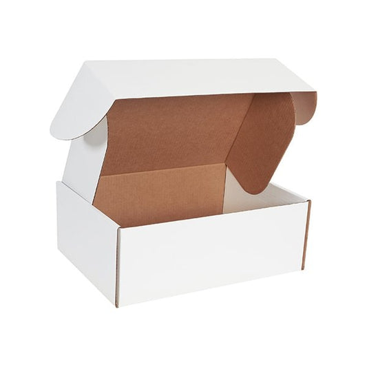 16 x 12 x 6'' White Deluxe Literature Mailer, 25PK