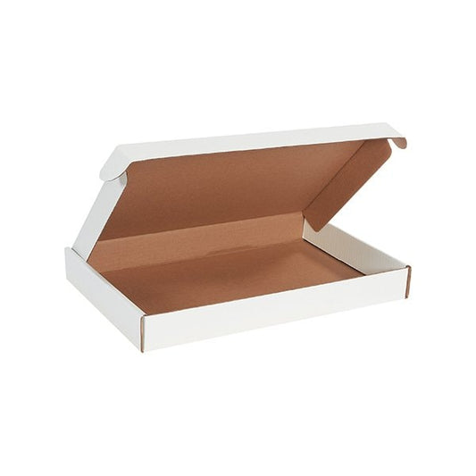 17 1/8 x 11 1/8 x 2'' White Deluxe Literature Mailers, 50PK