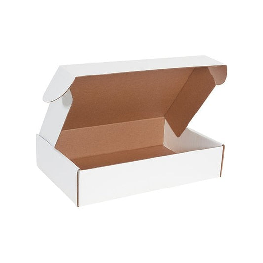 18 x 12 x 4'' White Deluxe Literature Mailers, 25PK