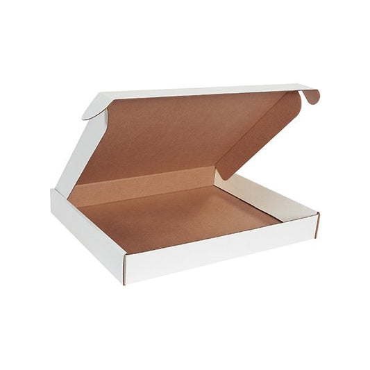 22 x 18 x 2-3/4'' White Deluxe Literature Mailers, 25PK