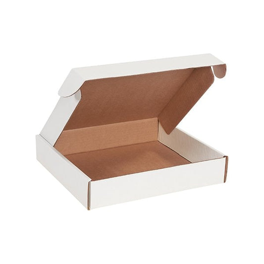 11-3/4 x 10-3/4 x 2-1/4'' White Deluxe Literature Mailers, 50PK