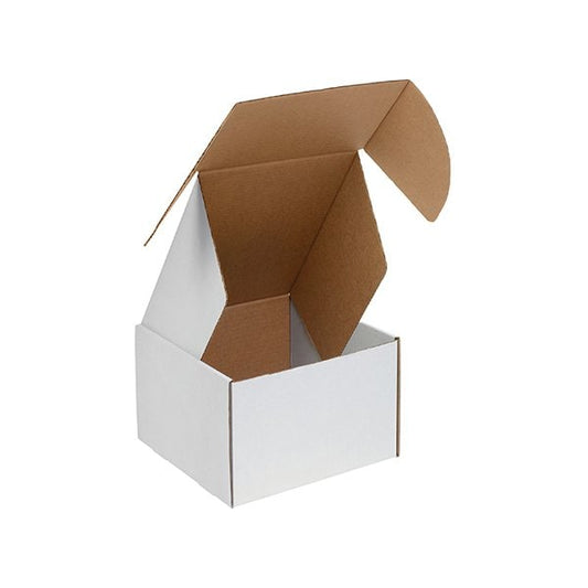 4 x 4 x 4'' White Deluxe Literature Mailer, 50PK