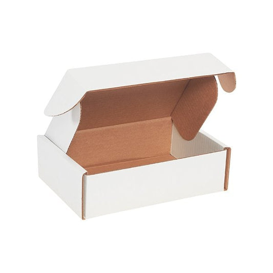 9 x 6-1/2 x 2-3/4'' White Deluxe Literature Mailer, 50PK