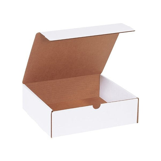 10 x 9 x 3'' White Literature Mailers, 50PK