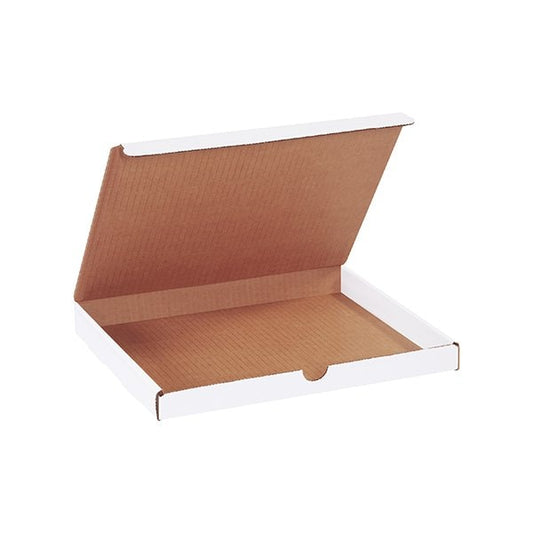 11 1/8 x 8-3/4 x 1'' White Literature Mailers, 50PK