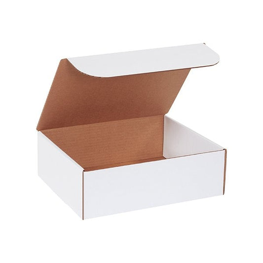 12 x 10 x 4'' White Literature Mailers, 50PK