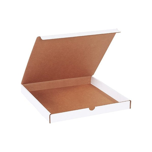 12 x 12 x 1-1/4'' White Literature Mailers, 50PK