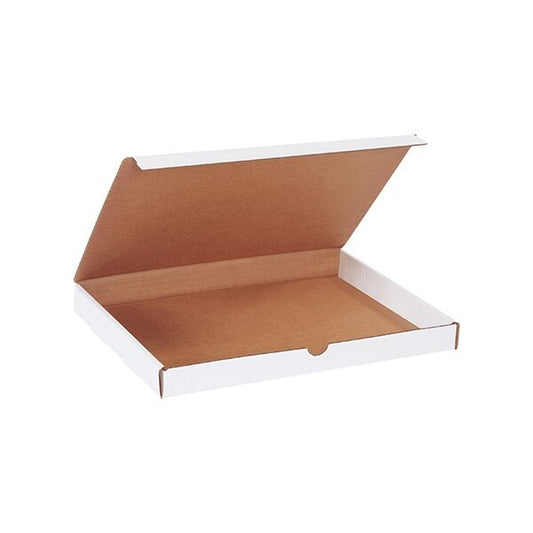 13 x 10 x 1-1/4'' White Literature Mailers, 50PK