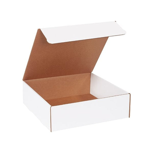 13 x 13 x 4'' White Literature Mailers, 50PK