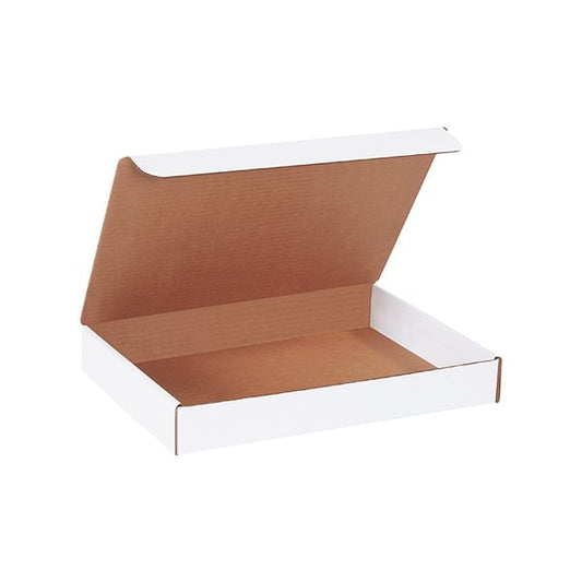 14 x 10 x 2'' White Literature Mailers, 50PK