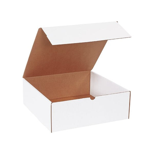 14 x 14 x 5'' White Literature Mailers, 50PK