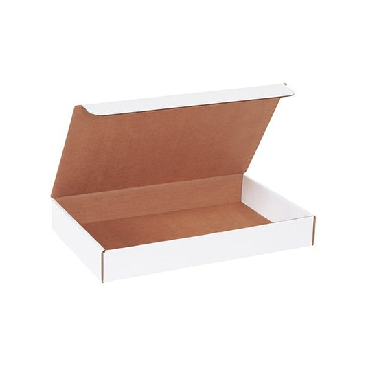 14 1/8 x 8-3/4 x 2'' White Literature Mailers, 50PK