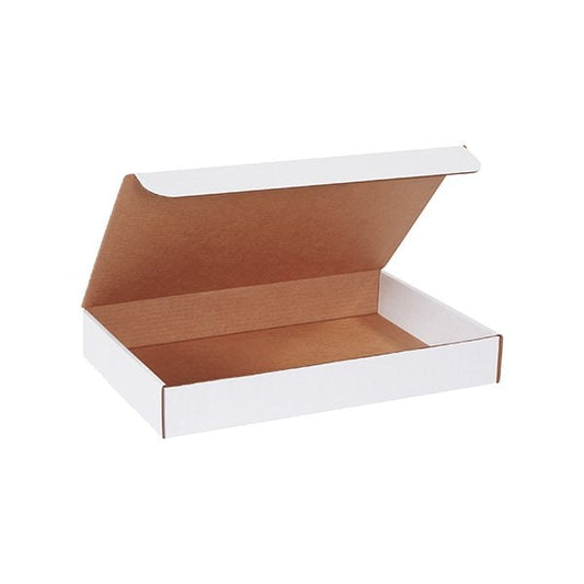 17 x 11 x 2-1/2'' White Literature Mailers, 25PK