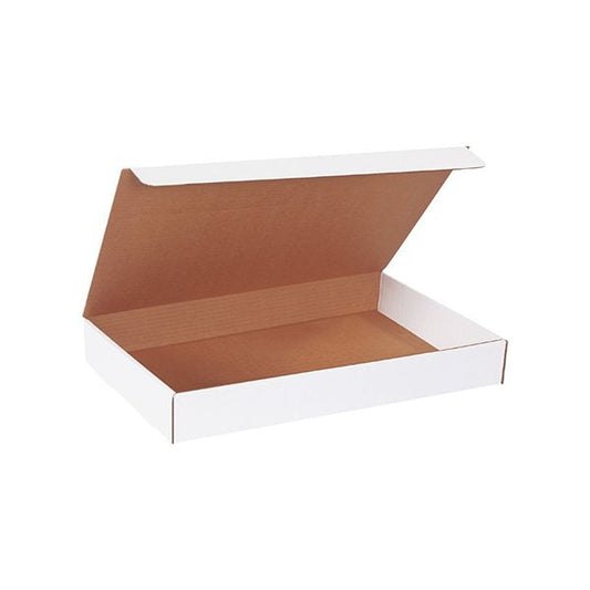 19 x 12 x 2-1/2'' White Literature Mailers, 50PK