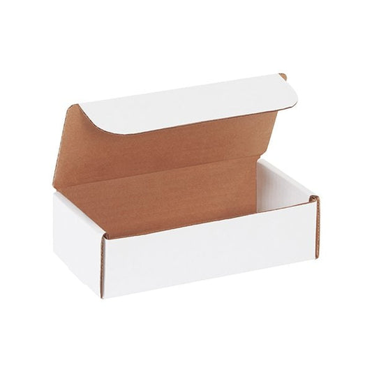 7 x 3-5/8 x 2 1/8'' White Literature Mailers, 50PK