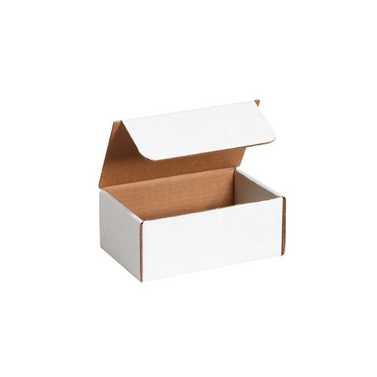 7 1/8 x 4-1/2 x 3'' White Literature Mailers, 50PK