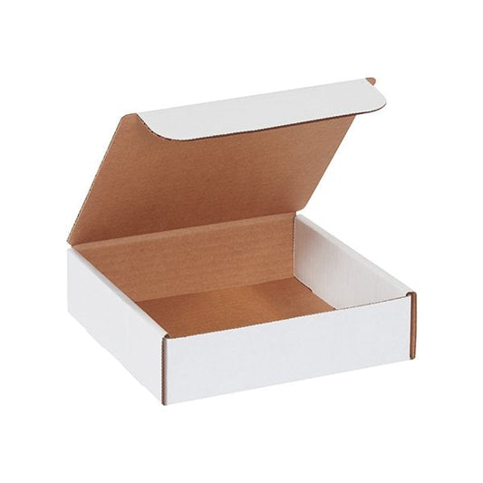 7 x 7 x 2'' White Literature Mailers, 50PK